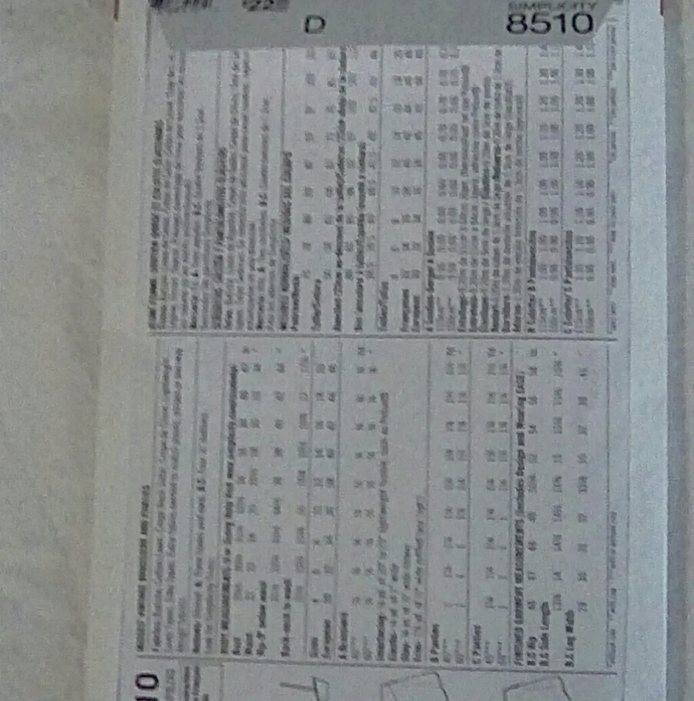 Simplicity 8510 1930s vintage bra & panties sz 12-20